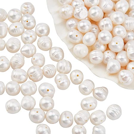NBEADS About 100 Pcs Natural Cultured Freshwater Pearl Beads, 0.28~0.31