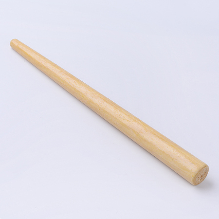Honeyhandy Wood Ring Enlarger Stick Mandrel Sizer Tool, for Ring Forming and Jewelry Making, Navajo White, 285x11~25mm