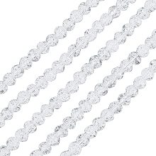 CHGCRAFT 6mm Crackle Crystal Beads Crackle White Rock Crystal Quartz Beads Round Loose Gemstone Energy Healing Power Stones for Jewelry Making Strand