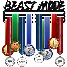 GLOBLELAND Beast Mode Medal Holder Display Hanger Rack Frame for Sport Race Metal Medal Hanger for Gymnastics Soccer Basketball Competition,15.75x6Inches