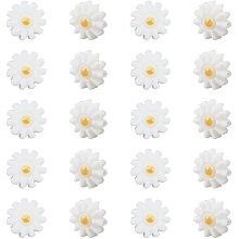 NBEADS 20 Pcs 10mm Natural Freshwater Shell Flower Beads, Daisy Spacer Beads, Flower Loose Beads for DIY Crafts Making Jewelry Bracelets Necklaces Earrings, Beige