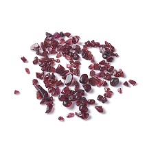 Honeyhandy Natural Garnet Chip Beads, No Hole/Undrilled, 2~12x2~10x1~3mm, about 1120pcs/100g