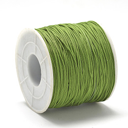 Honeyhandy Polyester Cords, Olive Drab, 0.5~0.6mm, about 131.23~142.16 yards(120~130m)/roll