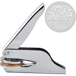 CRASPIRE Tree Embosser Stamp from The Library of Embosser Graduation Hat Hand-Held Embosser Seal Library Stamp Monogram for Envelopes Anti-Counterfeiting Letter Paper Napkins Invitations