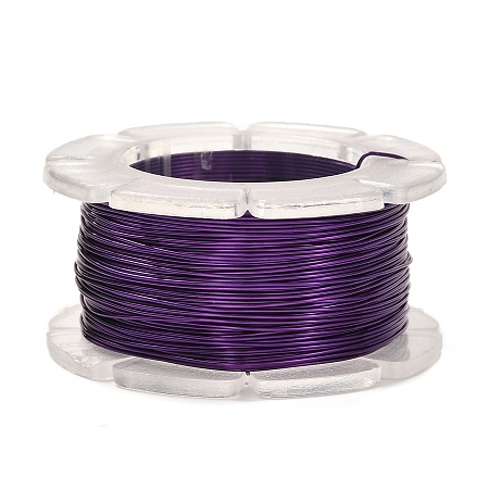 ARRICRAFT Copper Craft Wire, for Jewelry Making, Long-Lasting Plated, Indigo, 24 Gauge, 0.5mm, about 39.37 Feet(12m)/roll.