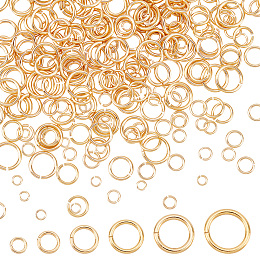 2300 Pcs Jump Rings for Jewelry Making Supplies Open Jump Ring DIY Jewelry  Findings for Necklace and Jewelry Repair Gold