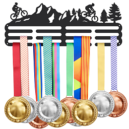 SUPERDANT Mountain Biking Medal Hanger Display Medal Hooks for Wall Medals Display Frame Award Rack for Medals Exercise Medal Hanger Display Hanging Over 60 Medals A gift for the Athletes