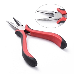 Wholesale Beebeecraft 2Pcs 2 Style 45# Carbon Steel Jewelry Pliers Set 