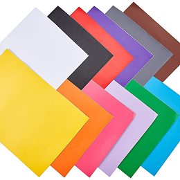 NBEADS 12 Sheets 11.57"x8.26" A4 Matte Self Adhesive Sticker Papers, 12 Colors Printable Label Papers Dyed DIY Craft Sticker Papers for Office School Laser Ink Jet Printer