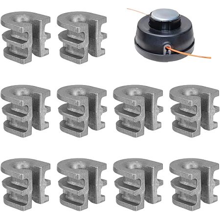 SUPERFINDINGS 35pcs Alloy Trimmer Head Eyelet Sleeve 15x16mm String Trimmer Garden Brush Cutter Parts Mower Head Eyelets Fit for Auto Cut FS100 FS100RX FS110 FS120,Hole: 5mm