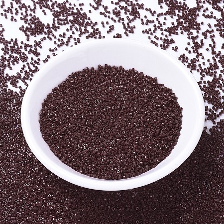 MIYUKI® Delica Beads, Japanese Seed Beads, 11/0, (DB1134) Opaque Currant, 1.3x1.6mm, Hole: 0.8mm; about 2000pcs/10g
