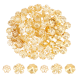 Shop UNICRAFTALE About 80pcs Apetalous Spacer Bead Caps Stainless Steel  Bead Cap Spacers Golden End Cap Jewelry Making Metal Bead Caps for Bracelet  Necklace Jewelry Making 6mm Diameter for Jewelry Making 