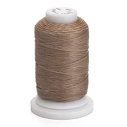 Honeyhandy Waxed Polyester Cord, Flat, Camel, 1mm, about 76.55 yards(70m)/roll