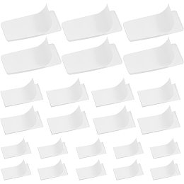 CHGCRAFT 80Pcs 3 Sizes Marker Adhesive Strips Strong Traceless Adhesive Tape Adhesive Pads for Radiologists Classroom Office Home Hanging Decoration Poster