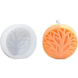 SUPERFINDINGS 2 Pcs Tree of Life Candle Silicone Molds Tree of Life Silicone Soap Molds DIY Craft Art Cake Molds Handmade Silicone Molds for Soap Candle Cake Making