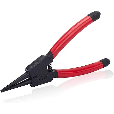 PandaHall Elite Round Nose Pliers, Red Bail Making Pliers for Cutting BagChain, Craft Supplies