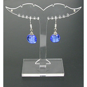 Honeyhandy Plastic Earring Display Stand, Jewelry Display Rack, Jewelry Tree Stand, 3cm wide, 8cm long, 8.1cm high