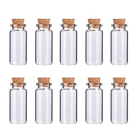BENECREAT 36 Pack 12ml Mini Glass Jars Bottles Decoration Bottles with Cork Stoppers for Party Favors, Arts, Small Projects and DIY Decorations