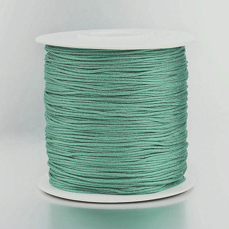Honeyhandy Nylon Thread, Nylon Jewelry Cord for Custom Woven Jewelry Making, Dodger Blue, 0.8mm, about 131.23 yards(120m)/roll