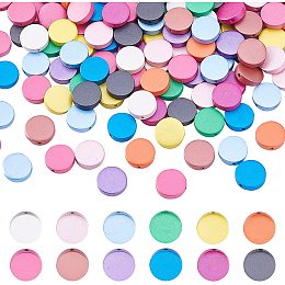 PandaHall Elite 240pcs Wood Beads, 12 Color Wooden Coin Beads 15mm Flat Round Wood Craft Beads Colorful Circle Discs Beads Spacer Slices Beads Loose Beads for Garland Craft Earring Jewelry Making