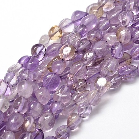 Arricraft Natural Amethyst Gemstone Nuggets Bead Strands, 5~10x6~7x3~7mm, hole: 1mm, about 14.9 inches~15.7 inches