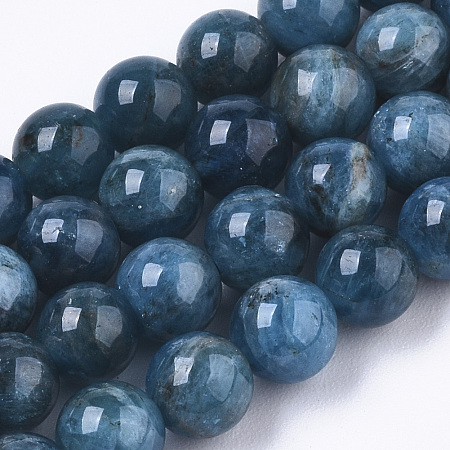 ARRICRAFT Natural Apatite Beads Strands, Round, Grade A, 6mm, Hole: 0.8mm, about 67pcs/strand, 15.55 inches(39.5cm)