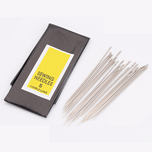 Honeyhandy Iron Sewing Needles, Darning Needles, Platinum, 66x0.8mm, Hole: 0.6mm