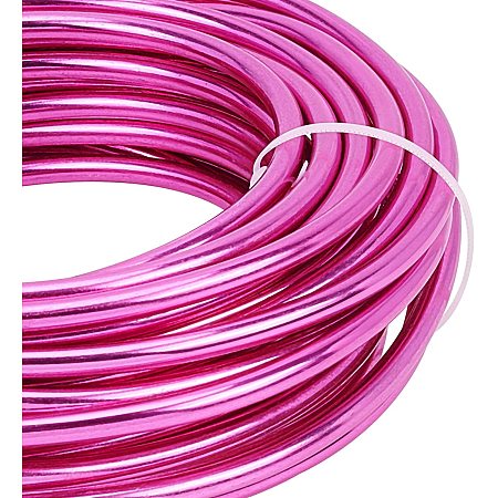 BENECREAT 32 Feet 4 Gauge Jewelry Craft Wire Aluminum Wire Bendable Metal Sculpting Wire for Bonsai Trees, Floral, Arts Crafts Making, Camellia