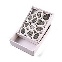 Honeyhandy Rough Raw Natural Pyrite Beads, Nuggets, 26~43x22~38x12~30mm, 6~13Pcs/box