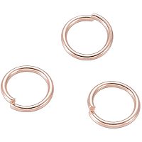NBEADS 200 Pcs 8mm 304 Stainless Steel Jump Rings, Rose Gold Open Jump Rings with 6mm Inner Diameter Connectors Jewelry Findings for DIY Jewelry Making
