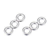 NBEADS 50 PCS 304 Stainless Steel Beads Spacer Bars, Loose Beads Spacer Bars for Bracelet Necklace DIY Jewelry Making, 33x11x2.5mm