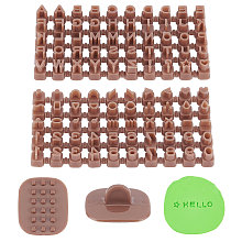 CRASPIRE Keoker Letter Stamps for Clay Polymer Clay Cutters Set Clay Earring Cutters Letters Brown Alphabet Number Clay Cutters Set for Clay Biscuit Pastry Baking Fondant Cake