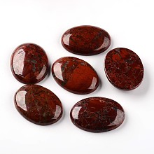 Honeyhandy Oval Natural Brecciated Jasper Cabochons, 40x30x8mm