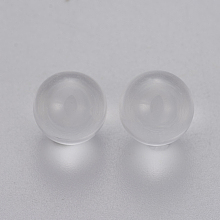 Honeyhandy Natural Quartz Crystal Beads, Gemstone Sphere, Round, No Hole/Undrilled, 10~11mm