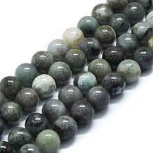 Honeyhandy Natural Emerald Quartz Beads Strands, Round, 8mm, Hole: 1.2mm, about 47pcs/strand, 15.3 inch(39cm)