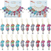 NBEADS 20 Pcs Cat Stitch Markers, Enamel Alloy Crochet Stitch Marker Charms Removable Iron Kilt Pin Locking Stitch Marker for Knitting Weaving Sewing Accessories Handmade Jewelry