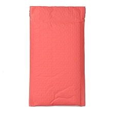 Honeyhandy Matte Film Package Bags, Bubble Mailer, Padded Envelopes, Rectangle, Salmon, 22.2x12.4x0.2cm