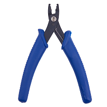 PandaHall Elite 1 Set 45# Steel Jewelry Tools Crimping Crimper Press Pliers 13cm Deep Blue