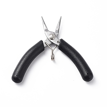 Steel Jewelry Pliers, Needle Nose Plier, Black, 9x9.9x1.3cm