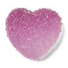 Honeyhandy Resin Cabochons, Imitation Candy, Two Tone, Gradient Color, Heart, Orchid, 15.5x17x6mm