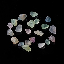 Honeyhandy Natural Fluorite Chip Beads, No Hole/Undrilled, 5~10.5x5~7x2~4mm