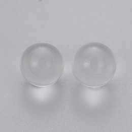 Honeyhandy Natural Quartz Crystal Beads, Gemstone Sphere, Round, No Hole/Undrilled, 10~11mm