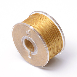 Honeyhandy Special Coated Polyester Beading Threads for Seed Beads, Peru, 0.1mm, about 50yards/roll