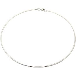 Pandahall Elite 6pcs 17.7inch Stainless Steel Snake Chain Necklaces Round Omega Chain Choker with Lobster Claw Clasps for Women Crafts Jewelry Making, 2mm Wide