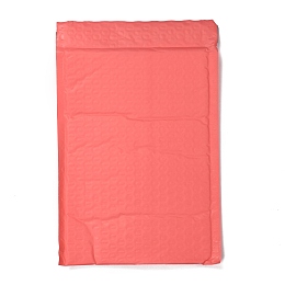 Honeyhandy Matte Film Package Bags, Bubble Mailer, Padded Envelopes, Rectangle, Salmon, 27x17.2x0.2cm