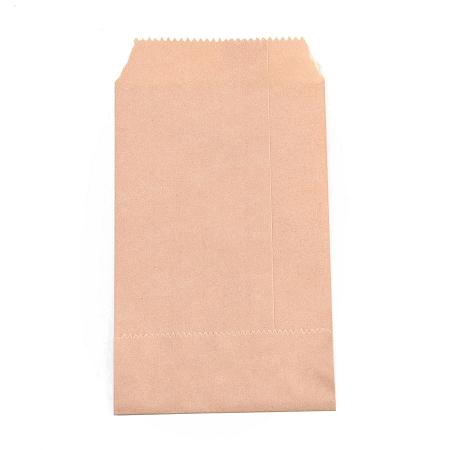 Honeyhandy Eco-Friendly Kraft Paper Bags, No Handles, Storage Bags, Rectangle, Tan, 15x8.3x0.02cm