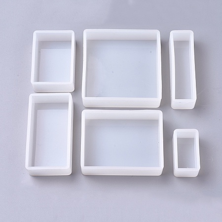 DIY Silicone Mold Cuboid UV Epoxy Resin Mold Casting Mould Craft Jewelry  Tools