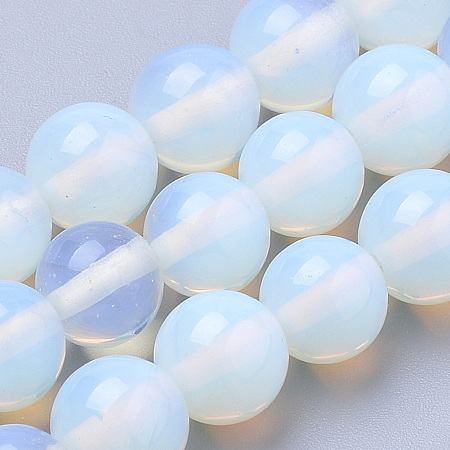 Arricraft Opalite Beads Strands, Round, 10mm, Hole: 1mm, about 40pcs/strand, 15.7 inches