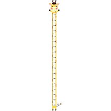 ARRICRAFT 2 Sheets/Set Kids Height Growth Chart Wall Sticker Yellow Cute Cartoon Giraffe Self-Adhesive Kids Height Wall Sticker for Baby Room Nursery Bedroom Living Room Decor 27.56x9.45in