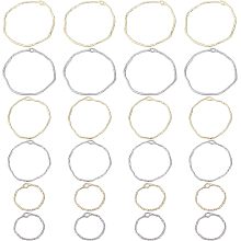 SUNNYCLUE 1 Box 36Pcs 3 Sizes Hollow Frame Charms Open Back Bezel Charms Gold Frame Charm Pressed Flower Frame Charm Bulk Geometric Charm for Jewelry Making Charms DIY Bracelet Necklace Earring Craft